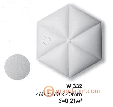 3D Панель Art Decor W 332 Кожа 