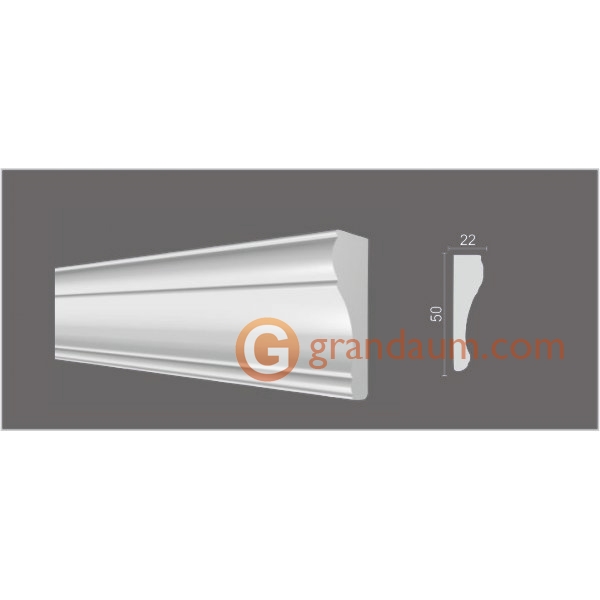 Молдинг с гладким профилем Decor dizayn 151 A