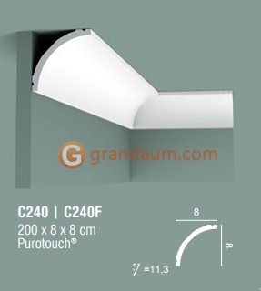 Карниз с гладким профилем Orac Decor C240