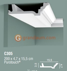 Карниз с гладким профилем Orac Decor C305