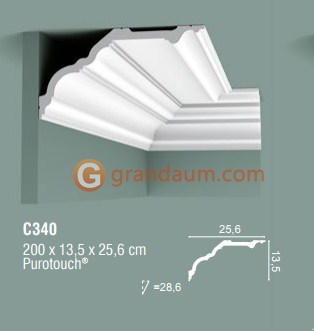 Карниз с гладким профилем Orac Decor C340