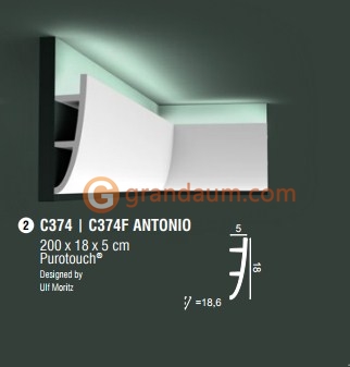 Карниз гибкий Orac decor C374F