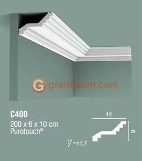 Карниз с гладким профилем Orac Decor C400
