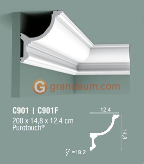 Карниз для скрытого освещения Orac Decor C901