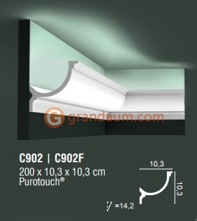Карниз для скрытого освещения Orac Decor C902