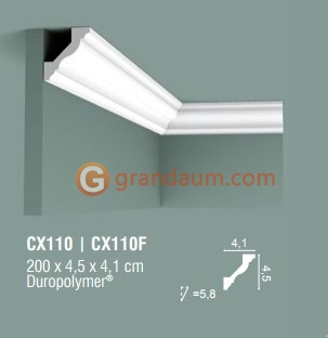 Карниз с гладким профилем Orac Decor CX110