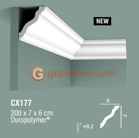 Карниз с гладким профилем Orac decor CX177