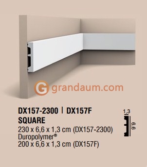 Напольный плинтус гибкий Orac Decor DX157F