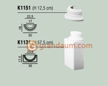 Базы и капители Orac Decor K1131