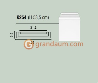 Пилястра Orac Decor K254