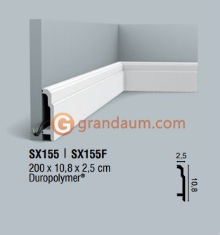 Напольный плинтус гибкий Orac Decor SX155F