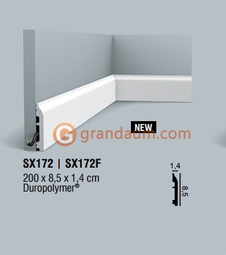 Напольный плинтус гибкий Orac decor SX172F