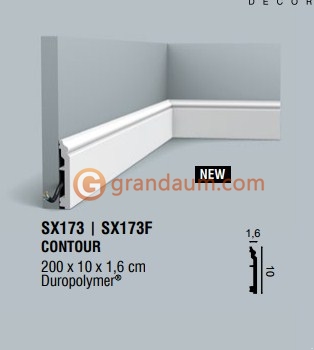 Напольный плинтус гибкий Orac decor SX173F