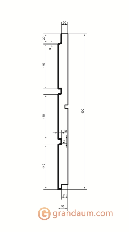 Prestige decor HC 101-30 панель без покрытия (2,00м)