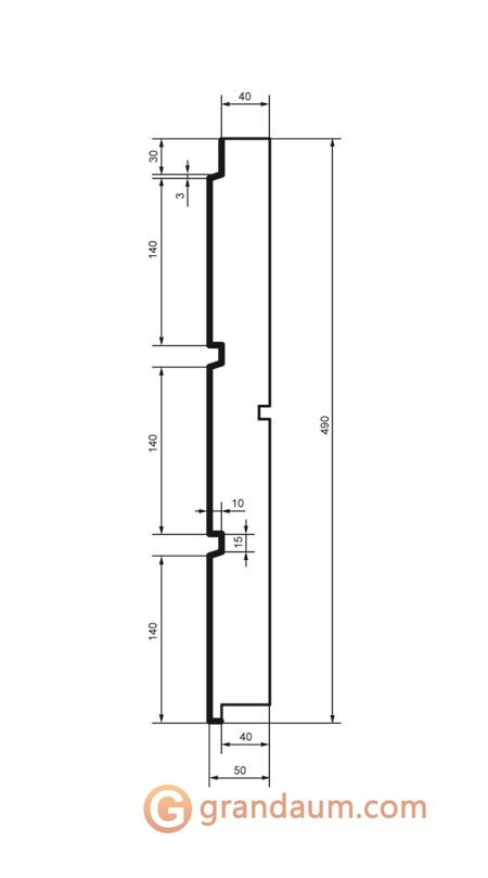 Prestige decor HC 101-50 панель без покрытия (2,00м)