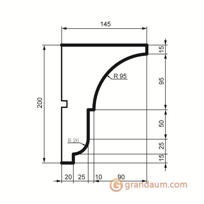 Prestige decor KC 119 без покрытия (2,00м)