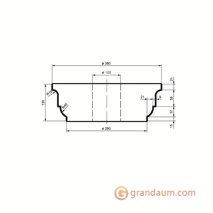 Prestige decor LC 101-1 капитель без покрытия