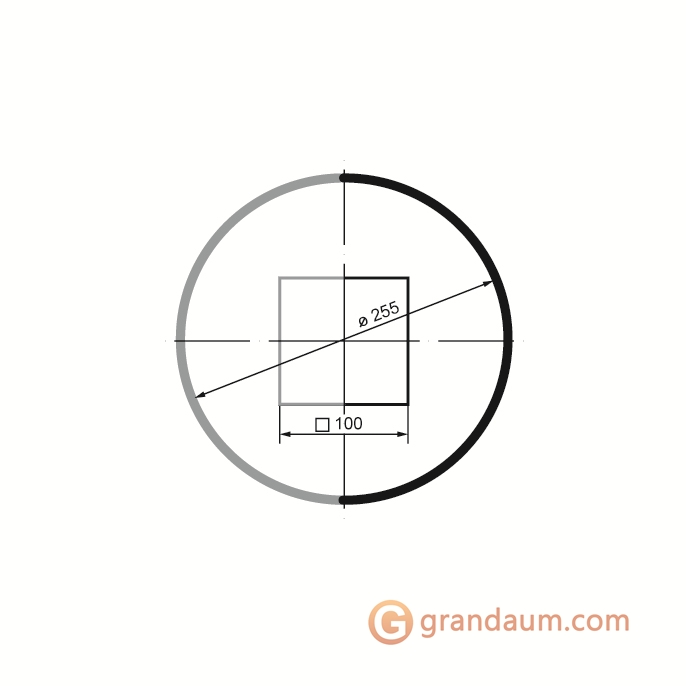 Prestige decor LC 101-2 тело гладкое без покрытия Full (2,00м)