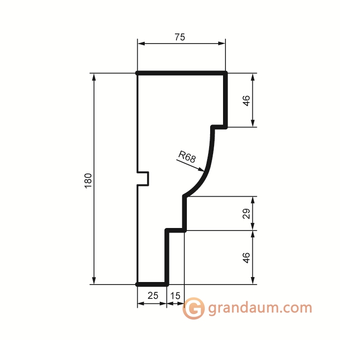 Prestige decor MC 136 без покрытия (2,00м)