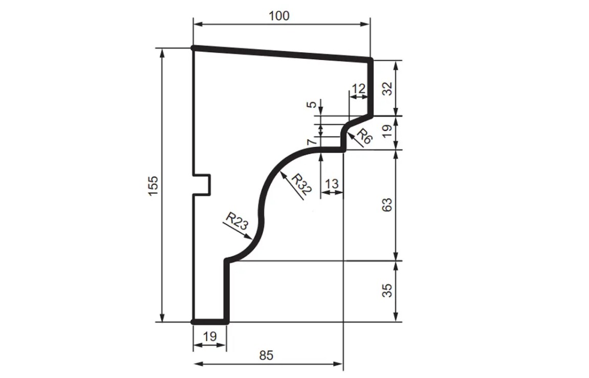 Prestige decor DC 106 (2.00м) подоконник
