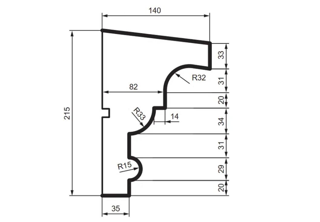 Prestige decor DC 109 (2.00м) подоконник