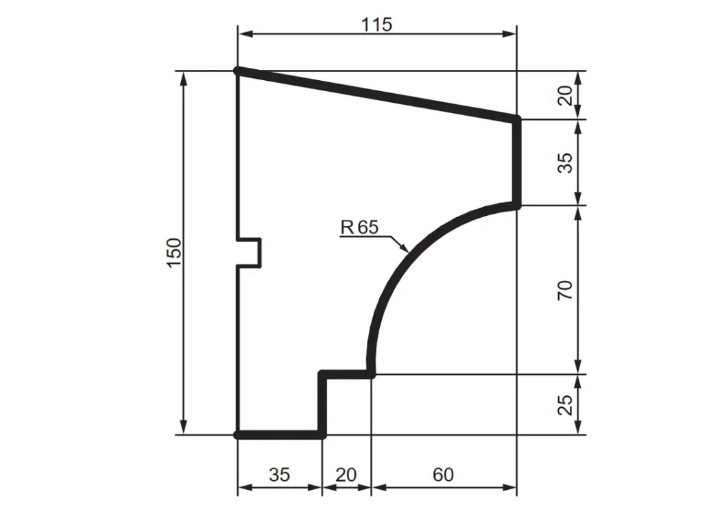 Prestige decor DC 113 без покрытия (2,00м)