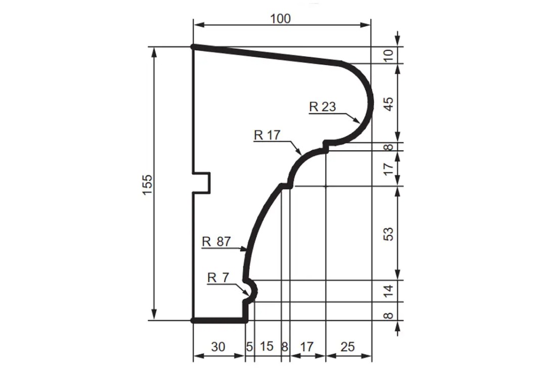 Prestige decor DC 114 (2.00м) подоконник
