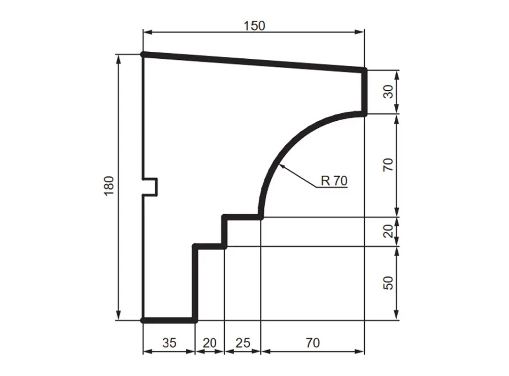 Prestige decor DC 115 без покрытия (2,00м)