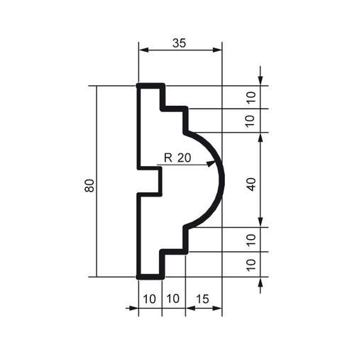 Prestige decor MC 149 без покрытия (2,00м)