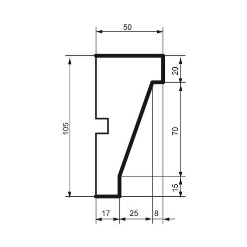 Prestige decor MC 153 без покрытия (2,00м)