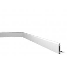 Напольный плинтус с гладким профилем NMC FL12