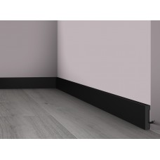 Напольный плинтус с гладким профилем NMC M58 Black