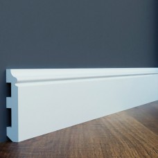 Напольный плинтус с гладким профилем Cezar Цезарь LPC-07