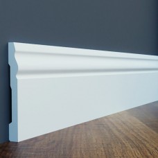 Напольный плинтус с гладким профилем Cezar Цезарь LPC-08