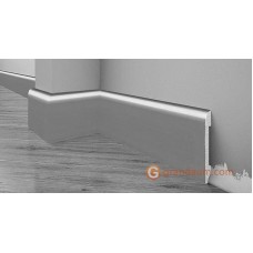 Напольный плинтус с гладким профилем Cezar Цезарь LPC-11 Bronze