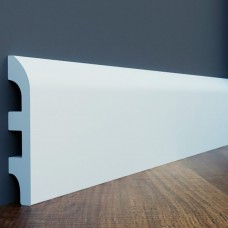 Напольный плинтус с гладким профилем Cezar Цезарь LPC-19