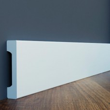 Напольный плинтус с гладким профилем Cezar Цезарь LPC-28