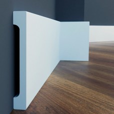 Напольный плинтус с гладким профилем Cezar Цезарь LPC-31