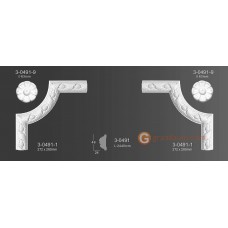 Угловые элементы и вставки Classic home 3-0491-9