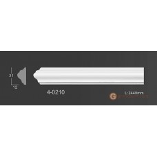 Молдинг с гладким профилем Classic home 4-0210