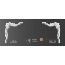 Угловые элементы и вставки Classic home 4-0211-6L/R