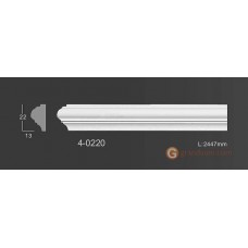 Молдинг с гладким профилем Classic home 4-0220