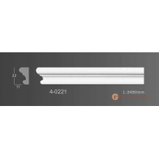 Молдинг с гладким профилем Classic home 4-0221