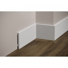 Напольный плинтус с гладким профилем Decolux DSK12515