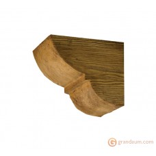 Декоративная балка, Консоль Decowood Модерн ED 017 classic светлая 6х9