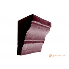 Консоль для балок Decowood Рустик EQ 035 classic темная 19х13