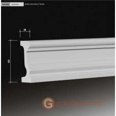 Молдинг с гладким профилем Европласт 4.84.004