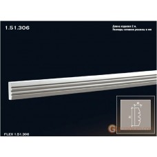 Молдинг с гладким профилем Европласт 1.51.306 (М-306)