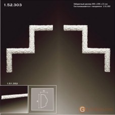 Угловые элементы и вставки Европласт 1.52.303 Уголок У-303