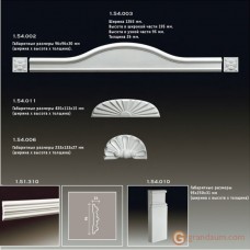Декоративное обрамление, для дверных проемов Европласт 1.54.006 ОДП Д-06
